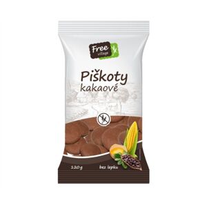 Free village Piškóty kakaové bez lepku 120 g